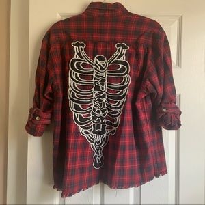 LF Skeleton Flannel